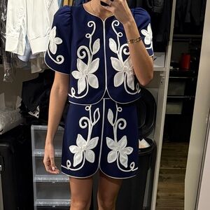 Hunter Bell - Dottie embroidered skirt